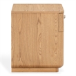 Safavieh Carmilla 1 Drawer Wood Nightstand in Brown / Oak