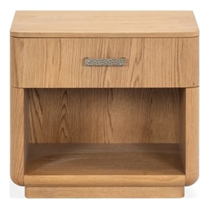 Safavieh Carmilla 1 Drawer Wood Nightstand in Brown / Oak