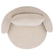 Safavieh Hannalisa Wood Swivel Chair in Taupe