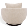 Safavieh Hannalisa Wood Swivel Chair in Taupe