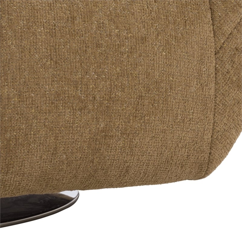 Safavieh Layletta Wood Swivel Chair in Light Brown