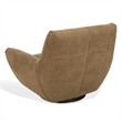 Safavieh Layletta Wood Swivel Chair in Light Brown