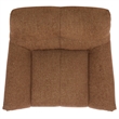 Safavieh Layletta Wood Swivel Chair in Brown