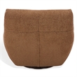 Safavieh Layletta Wood Swivel Chair in Brown
