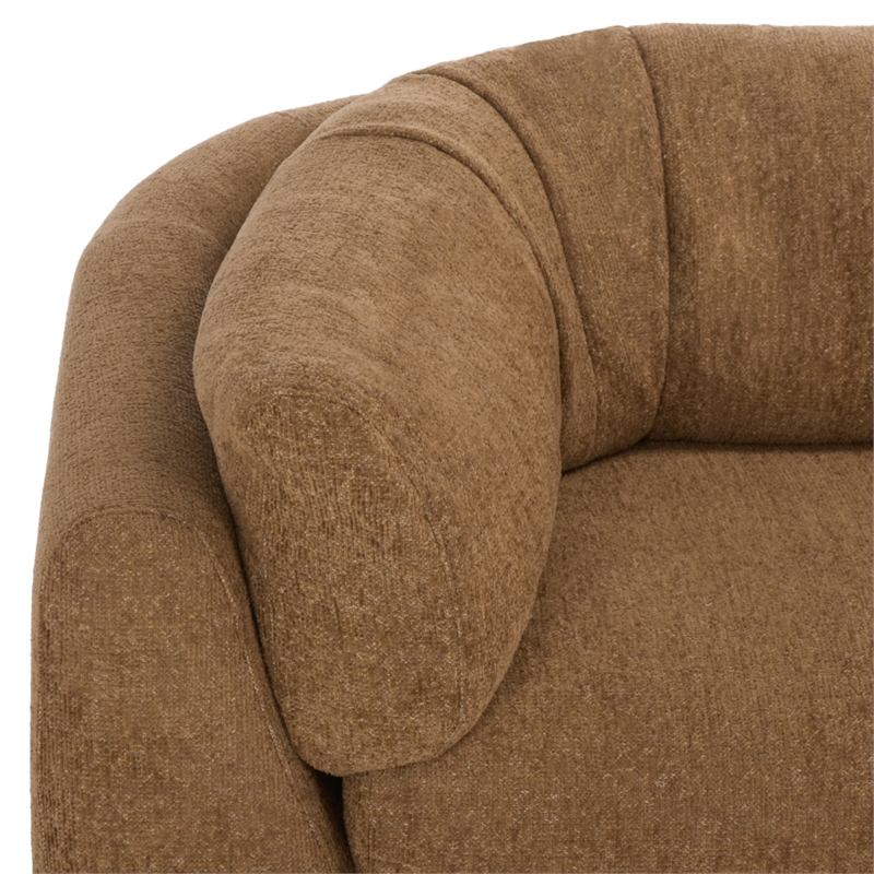 Safavieh Beccaletta Wood Sofa in Light Brown