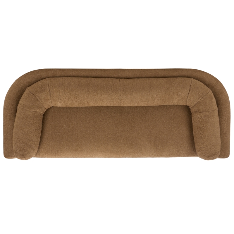 Safavieh Beccaletta Wood Sofa in Light Brown