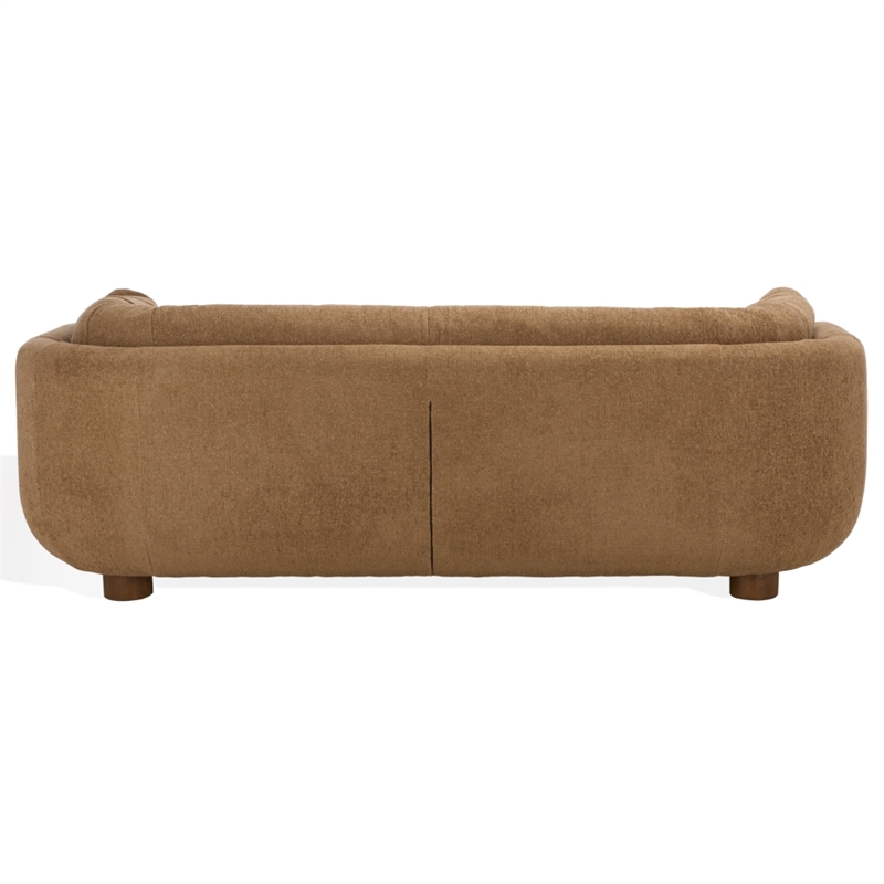 Safavieh Beccaletta Wood Sofa in Light Brown