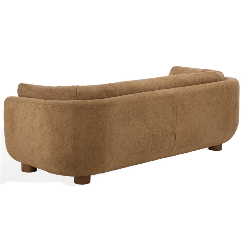 Safavieh Beccaletta Wood Sofa in Light Brown