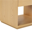 Safavieh Gabribecca 1 Drawer Wood Nightstand in Oak