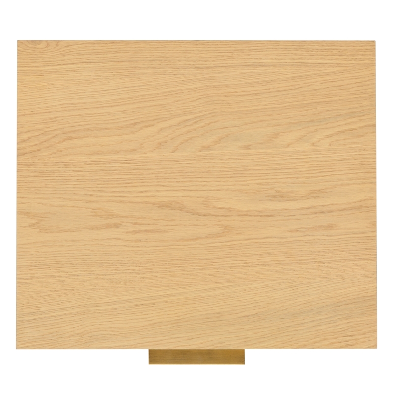 Safavieh Gabribecca 1 Drawer Wood Nightstand in Oak