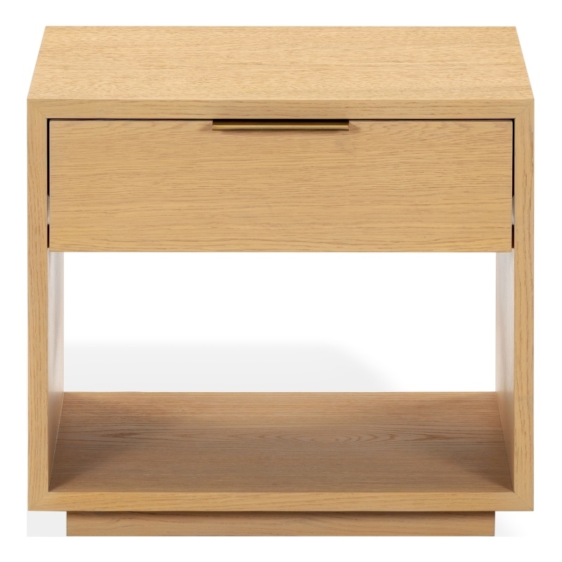 Safavieh Gabribecca 1 Drawer Wood Nightstand in Oak