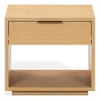 Safavieh Gabribecca 1 Drawer Wood Nightstand in Oak