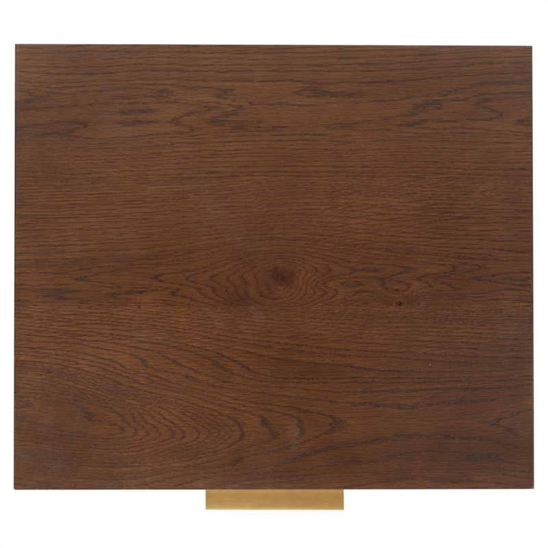 Safavieh Gabribecca 1 Drawer Wood Nightstand in Walnut