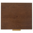 Safavieh Gabribecca 1 Drawer Wood Nightstand in Walnut