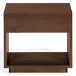 Safavieh Gabribecca 1 Drawer Wood Nightstand in Walnut