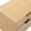 Safavieh Gabribecca 2 Drawer Wood Nightstand in Oak