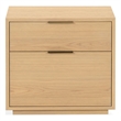 Safavieh Gabribecca 2 Drawer Wood Nightstand in Oak