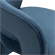 Safavieh Catharia 3 Leg Wood Dining Chair in Navy