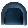 Safavieh Catharia 3 Leg Wood Dining Chair in Navy
