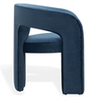 Safavieh Catharia 3 Leg Wood Dining Chair in Navy