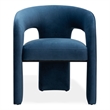Safavieh Catharia 3 Leg Wood Dining Chair in Navy