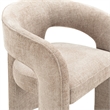Safavieh Catharia 3 Leg Wood Dining Chair in Brown