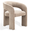 Safavieh Catharia 3 Leg Wood Dining Chair in Brown