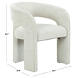 Safavieh Catharia 3 Leg Wood Dining Chair in Taupe