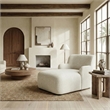 Safavieh Frederici Wood Chaise Lounge in Taupe