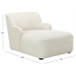 Safavieh Frederici Wood Chaise Lounge in Taupe