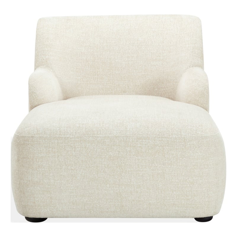 Safavieh Frederici Wood Chaise Lounge in Taupe