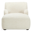 Safavieh Frederici Wood Chaise Lounge in Taupe