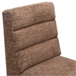Safavieh Pietro Tufted Chenille and Wood Dining Chair in Brown