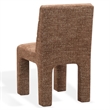 Safavieh Pietro Tufted Chenille and Wood Dining Chair in Brown