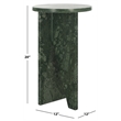 Safavieh Devlin Marble Drink Table in Green