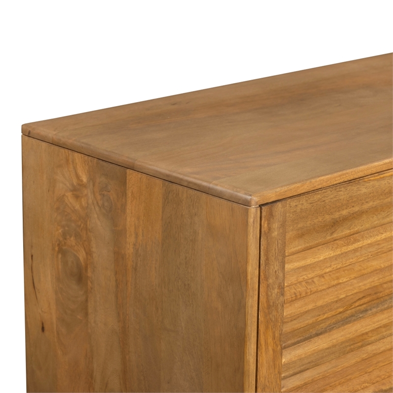 Safavieh Bellasasha Wood Sideboard in Walnut