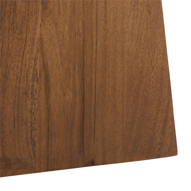 Safavieh Lakaytee Marble Top Drink Table in Walnut / Brown