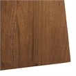Safavieh Lakaytee Marble Top Drink Table in Walnut / Brown
