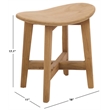 Safavieh Rancho Wood Stool in Natural