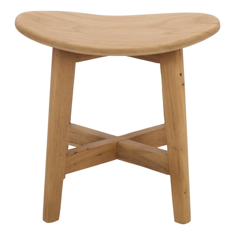 Safavieh Rancho Wood Stool in Natural