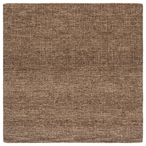 Safavieh Abstract 6'-0&quot x 6'-0&quot Hand Tufted Wool Rug in Brown
