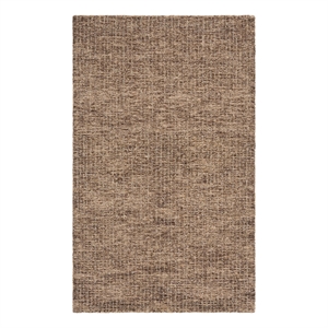 Safavieh Abstract 3'-0&quot x 5'-0&quot Hand Tufted Wool Rug in Brown / Beige