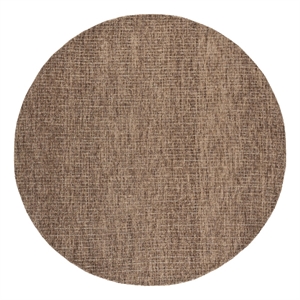 Safavieh Abstract 6'-0&quot x 6'-0&quot Hand Tufted Wool Rug in Brown / Beige