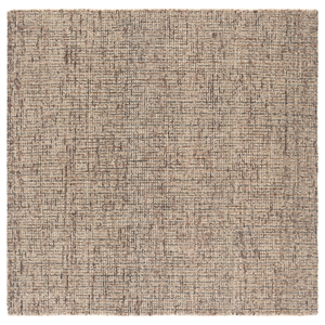Safavieh Abstract 6'-0&quot x 6'-0&quot Hand Tufted Wool Rug in Beige / Brown