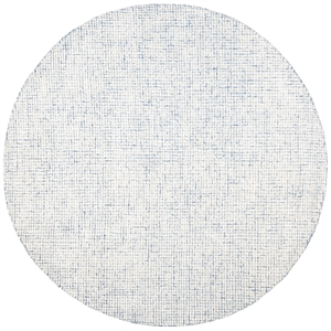 Safavieh Abstract 4'-0&quot x 4'-0&quot Hand Tufted Wool Rug in Ivory / Blue