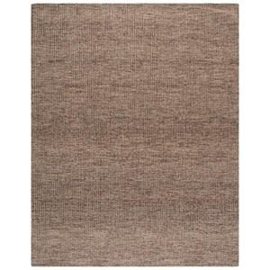 Safavieh Abstract 9'-0&quot x 12'-0&quot Hand Tufted Wool Rug in Brown / Beige