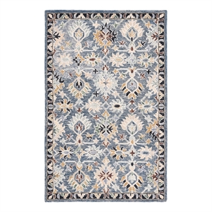 Safavieh Aspen 3'-0&quot x 5'-0&quot Hand Tufted Wool and Cotton Rug in Gray / Sage