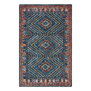 Safavieh Aspen 2'-0&quot x 3'-0&quot Hand Tufted Wool Rug in Rust / Green