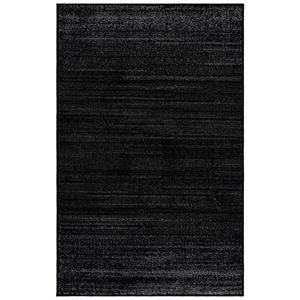 Safavieh Adirondack 2'-6&quot x 4'-0&quot Power Loomed Polypropylene Rug in Black /Ivory