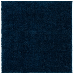 Safavieh August Shag 500 4'-0&quot x 4'-0&quot Power Loomed Polypropylene Rug in Navy